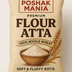 Poshak Mania Premium Chakki Fresh Atta – 100% Whole Wheat – Village ki  Desi gehu atta  – 5kg Pack