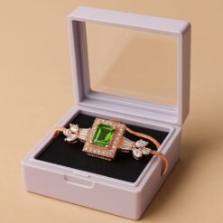 Artificial Rose Gold Rakhi