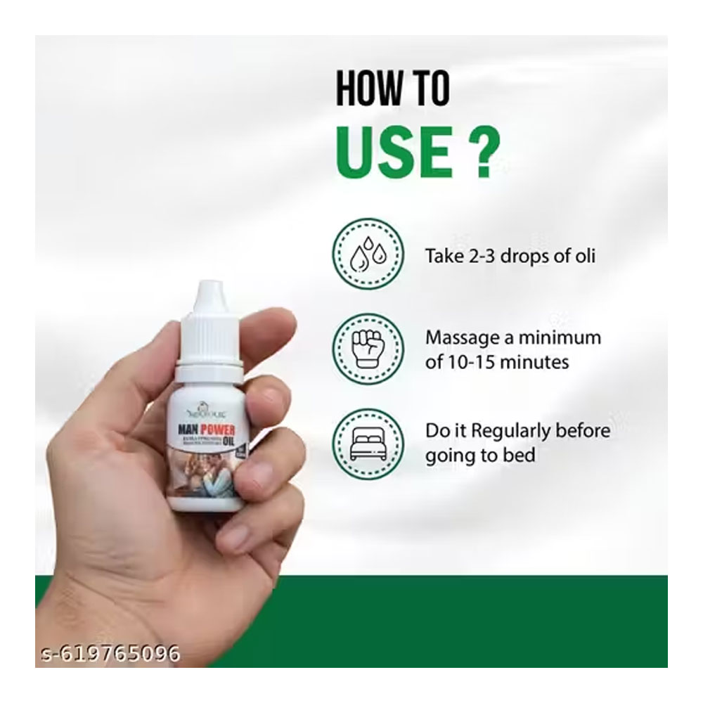 Veda Mania Veda-Vigor Ayurvedic Capsule with Free Man Power Oil - Image 4